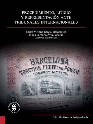 cover image of Procedimiento, litigio y representación ante tribunales internacionales